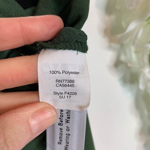 MADEWELL scallop hem shorts forest green pull-on pockets naturecore 2239 - Picture 7 of 10